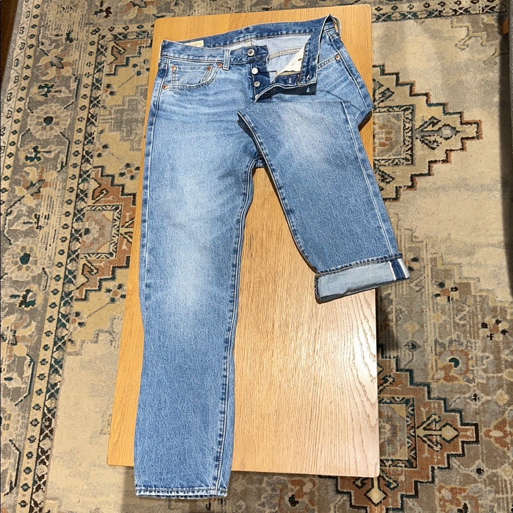 Levi’s Premium 501 Slim Taper Selvedge Denim
